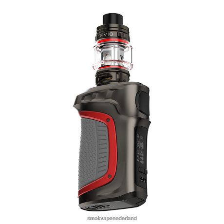 SMOK vape Nederland - gunmetal rode tpu SMOK MAG-18 uitrusting T28LJ73