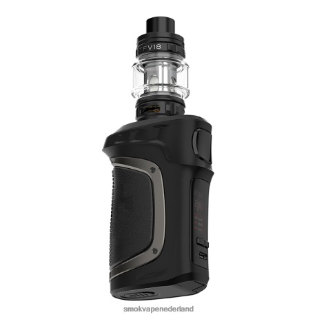 SMOK vape kopen - zwart gun metal leer SMOK MAG-18 uitrusting T28LJ71