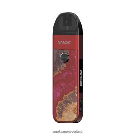 SMOK vape Amsterdam - rood stabiliserend hout SMOK Pozz professionele kit T28LJ124