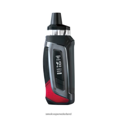 SMOK vape Amsterdam - zwart rood SMOK Morph pod-40-kit T28LJ214