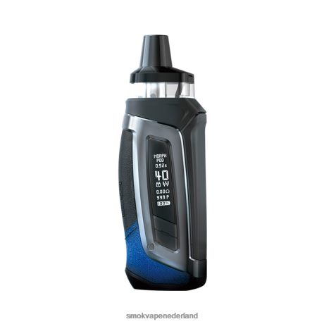 SMOK vape tank Nederland - zwart blauw SMOK Morph pod-40-kit T28LJ220