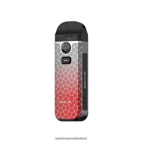 SMOK vape tank Nederland - roodgrijs pantser SMOK Nord 4 sets T28LJ270